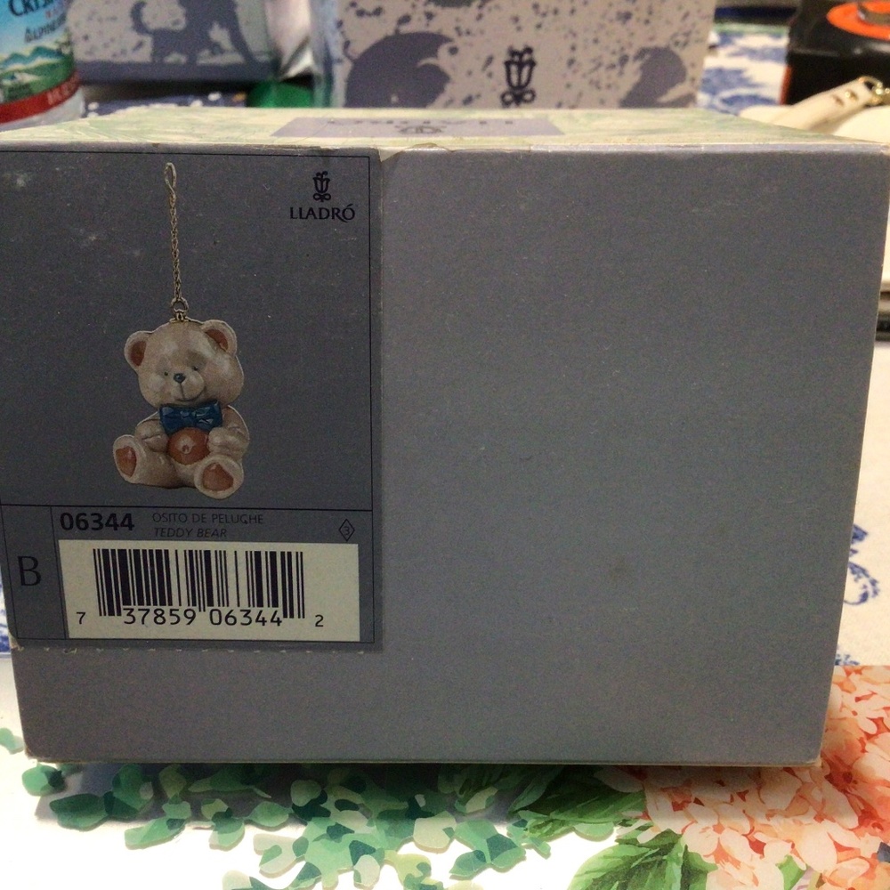 Lladro Teddy Bear Christmas Ornament #06344